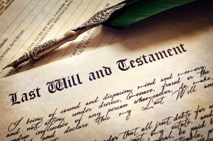 The laws of descent and distribution only come into play if someone does not leave a will...