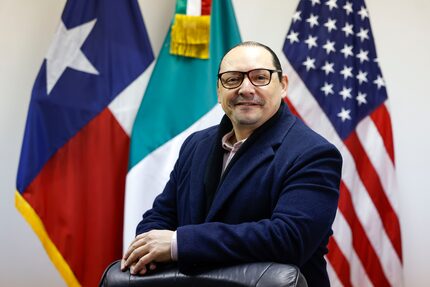 General Consul of Mexico in DFW, Francisco de la Torre Galindo poses for a photo on...