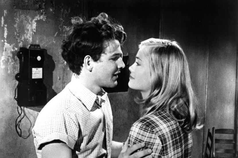 Timothy Bottoms as Sonny Crawford and and Cybill Shepherd as Jacy Farrow in the 1971 film...