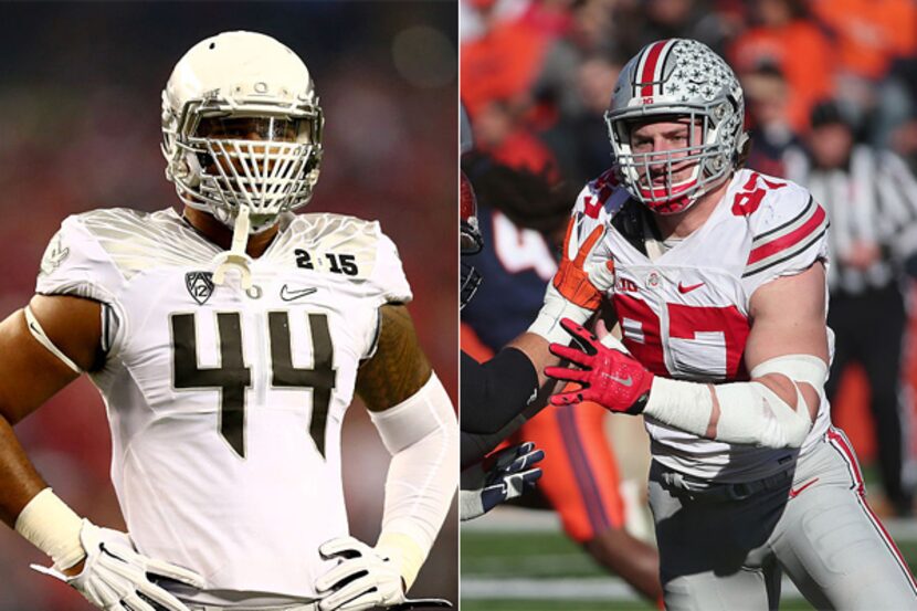 DeForest Buckner (left) and Joey Bosa (right).