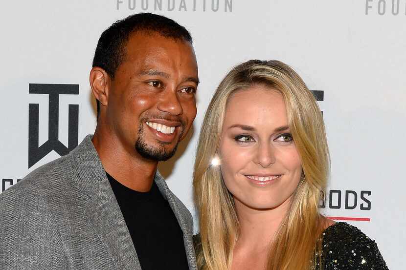 El golfista Tiger Woods y la esquiadora  Lindsey Vonn fueron una de las parejas del momento...