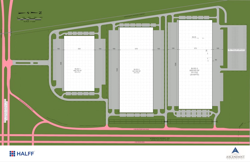 Ascendant Commercial's new Fort Worth project will have three buildings.