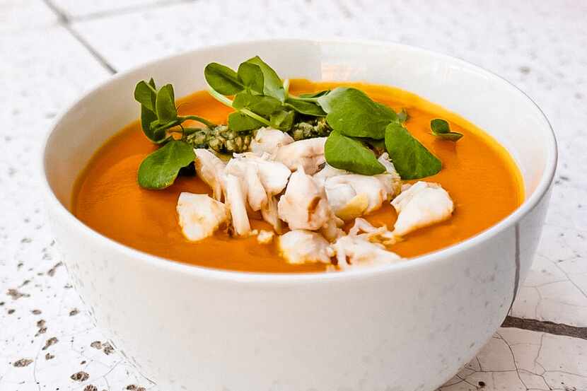 Chef Anastacia-Quinones Pittman shares her recipe for Carrot Habanero soup, shown here...
