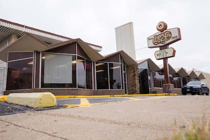 Recognize this building? Lone Star Donuts' most iconic shop — and the last one standing — is...