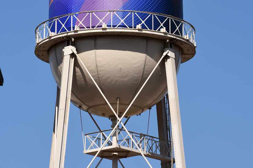 AT&T draped an inconic Warner Bros. Studios water tower in an HBO Max wrap in October at an...