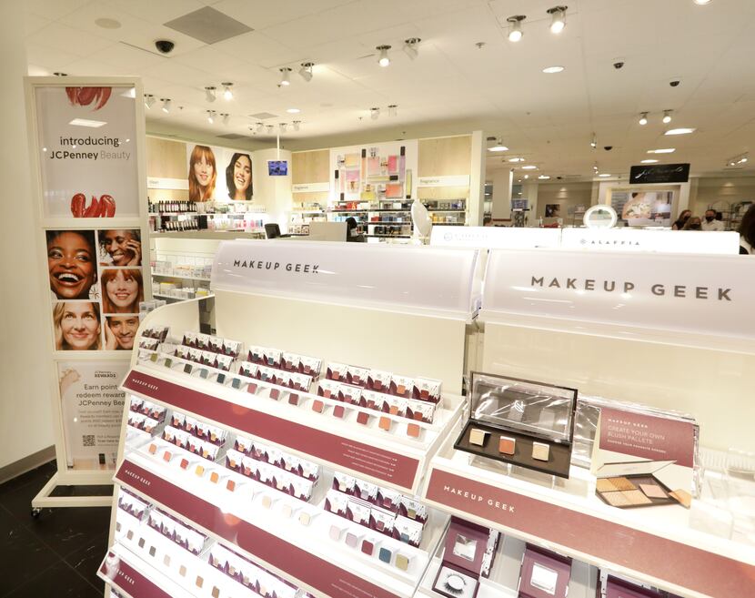 JCPenney Beauty debuts at the retailer's Town East Mall store in Mesquite with 170 brands,...