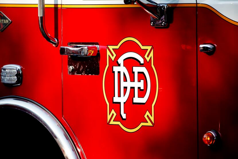 Image of a Dallas Fire-Rescue engine during a call in Dallas Thursday June 9, 2016. (Andy...