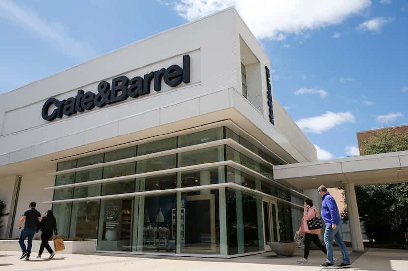 Crate & Barrel at the Shops at Willow Bend. 