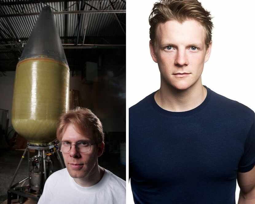Left: The real John Carmack, circa 2004. (File Photo)
Right: Patrick Gibson, who will...