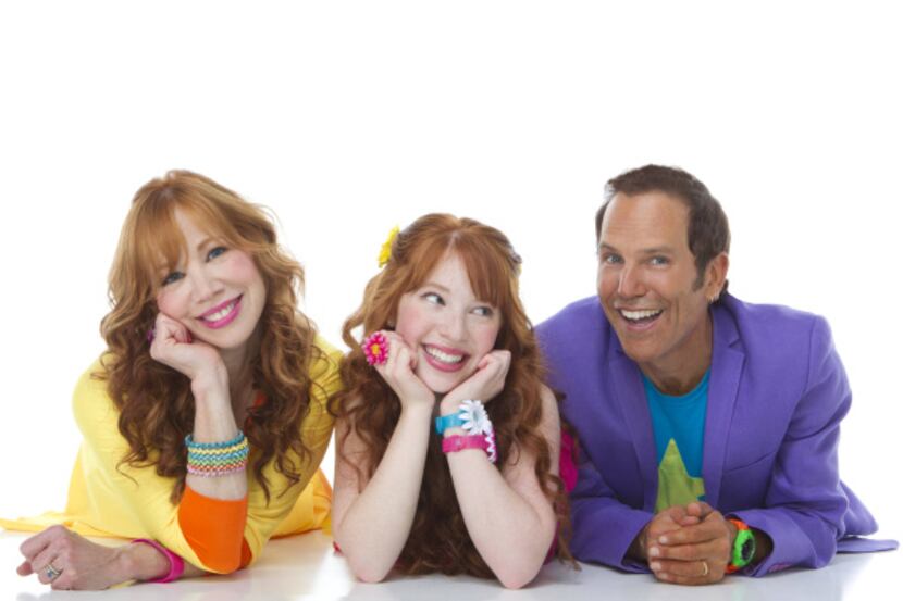 L-R: Lisa, Emily and Billy Schlosser make up the pop music band Laughing Pizza. The group...