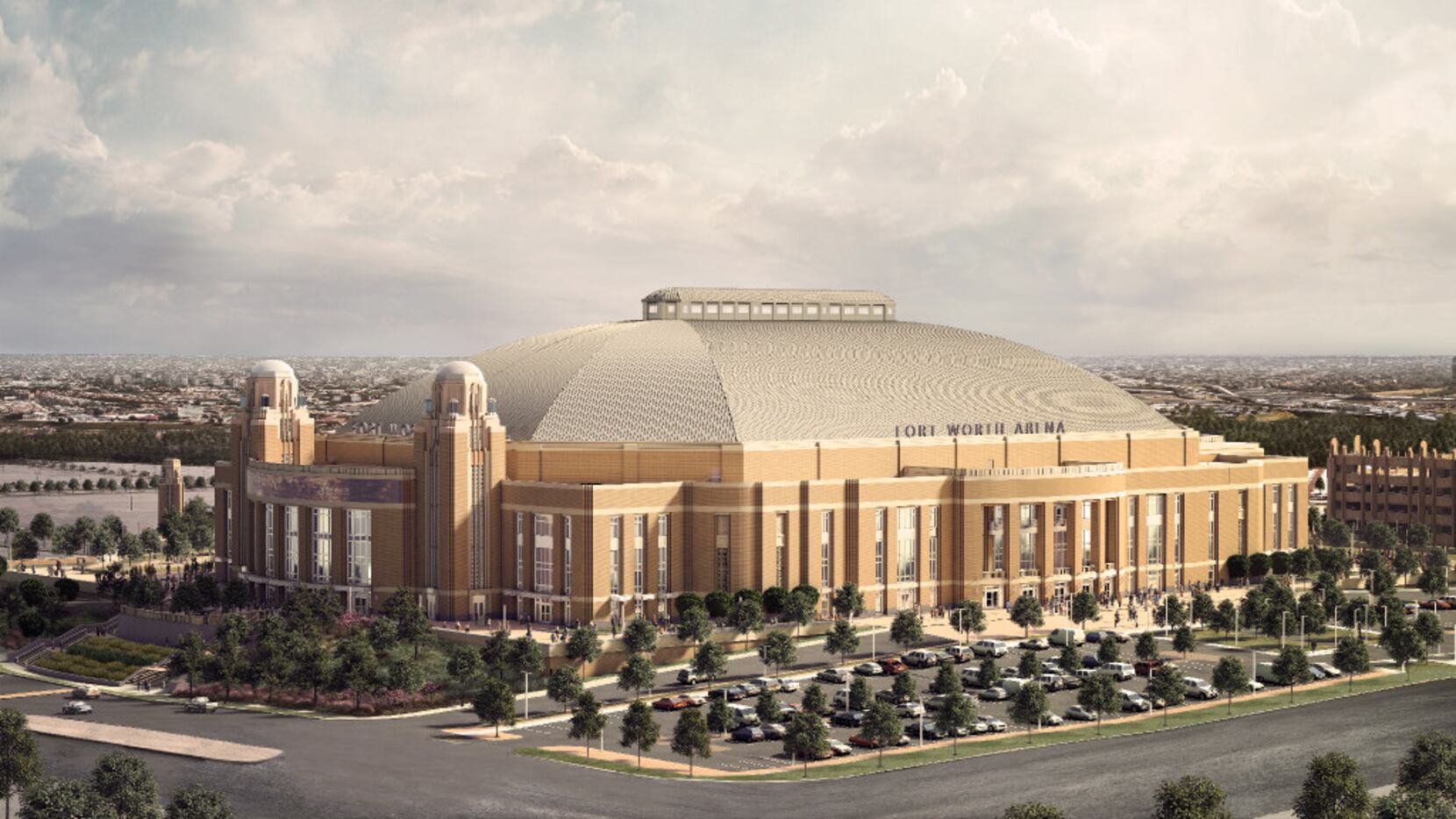 Rendering of the new Multipurpose Arena Fort Worth scheduled to open in 2019. This is how it...