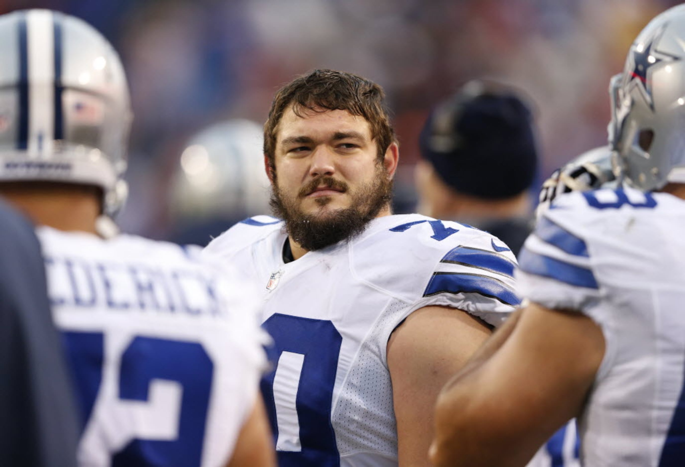 December 21, 2014: Dallas Cowboys guard Zack Martin #70 during an NFL  football game between the Indianapolis Colts and the Dallas Cowboys at AT&T  Stadium in Arlington, TX Dallas defeated Indianapolis 42-7