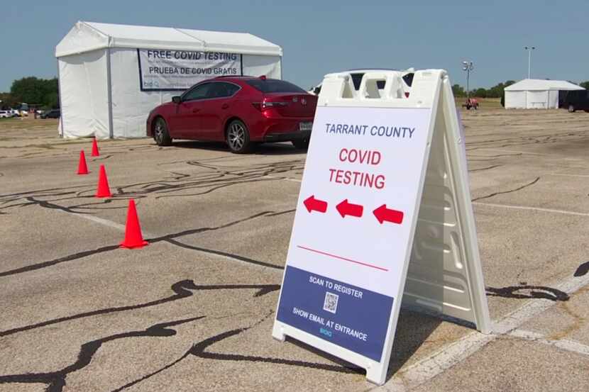 A new drive-through COVID-19 testing site has opened in northeast Tarrant County.