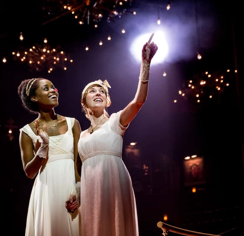 Denee Benton, left, and Brittain Ashford during a performance of "Natasha, Pierre & the...