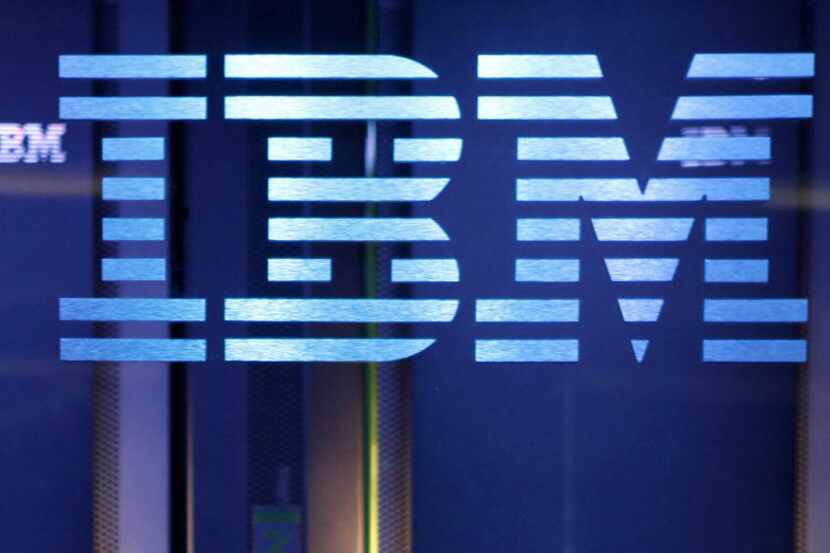 In this file photo taken  Jan. 13, 2011, the IBM logo is displayed. IBM Corp., reports...