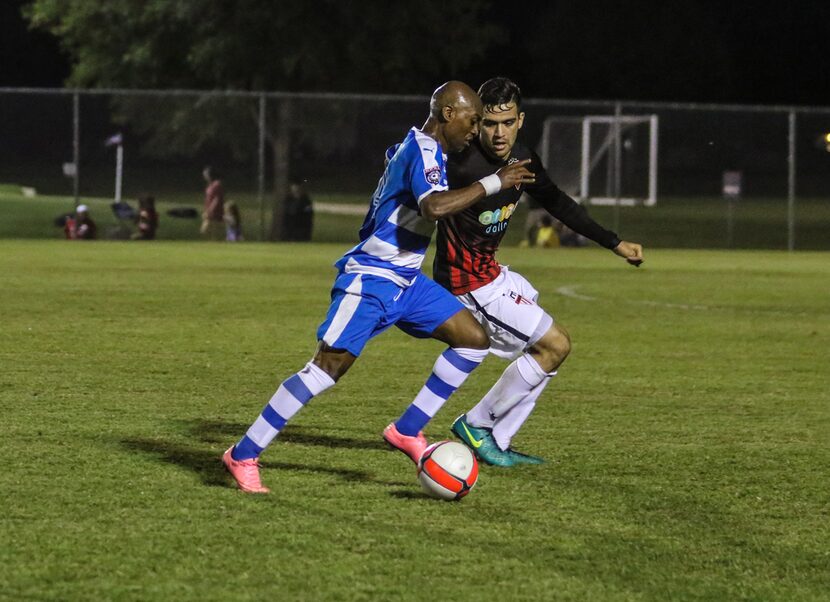 Fort Worth Vaqueros (blue) take on NTX Rayados (black) in US Open Cup play. (5-9-18)