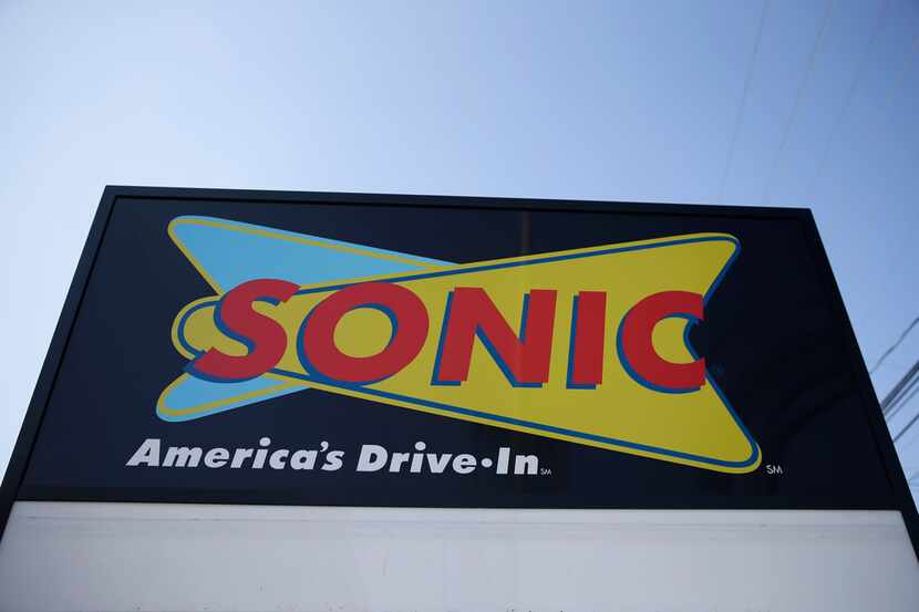 A file photo of a Sonic sign.