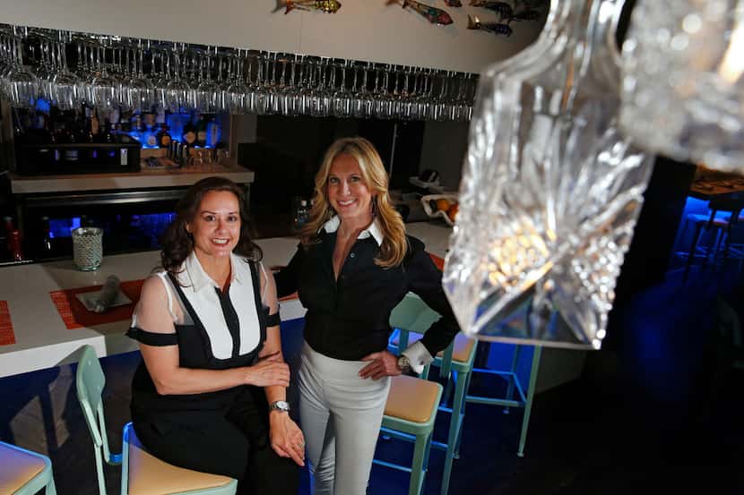 Tracy Rathbun (left) and Lynae Fearing are the owners of Lovers Seafood and Market in Dallas.