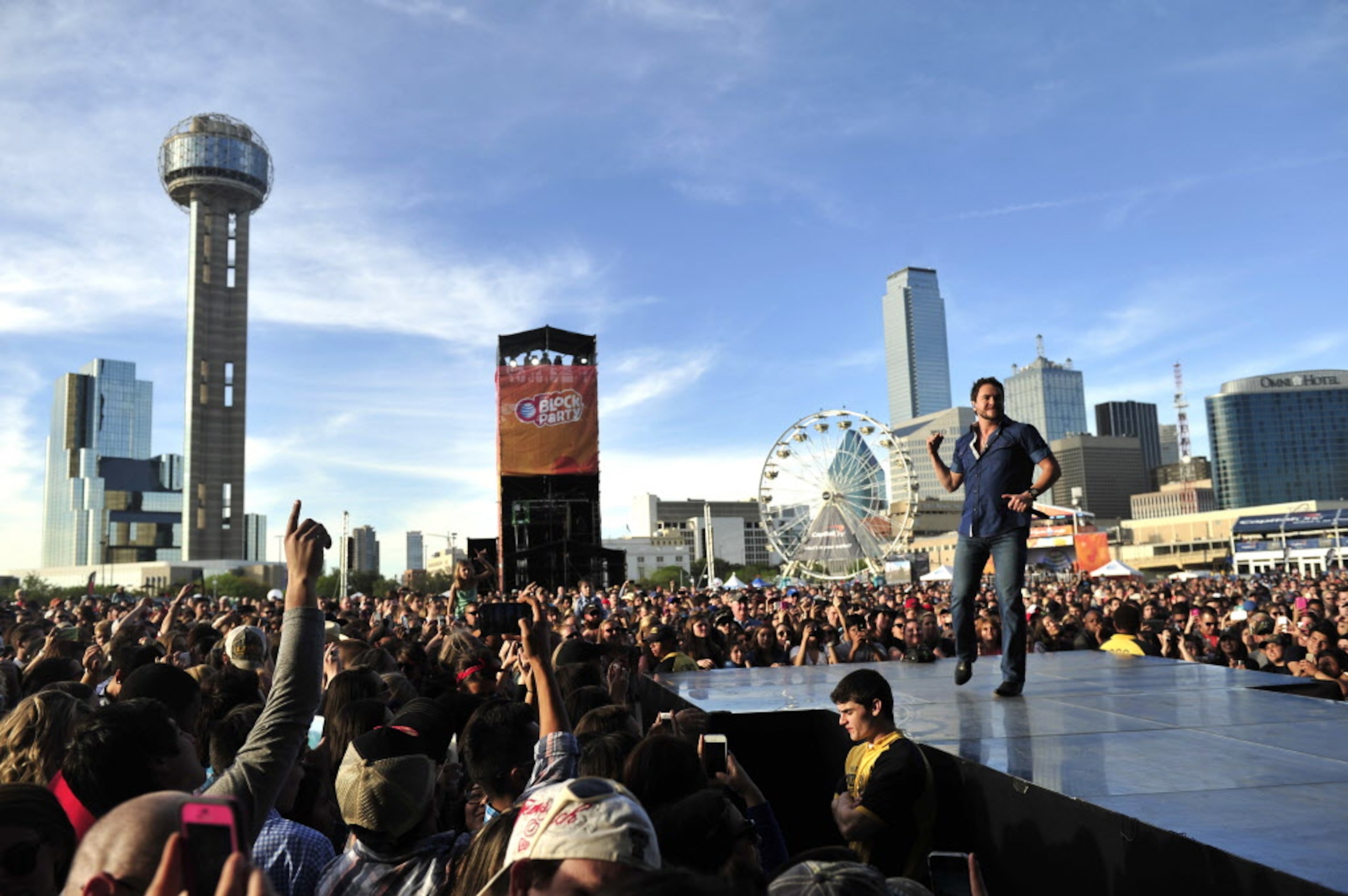 Mike Eli of the Eli Young Band performs onstage at the 2014 NCAA March Madness Music...