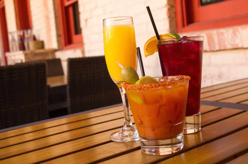 Meso Maya's brunch menu includes mimosa, Blood Mary and sangria roja.