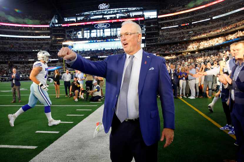 Dallas Cowboys executive vice president, CEO, and director of player personnel Stephen Jones...