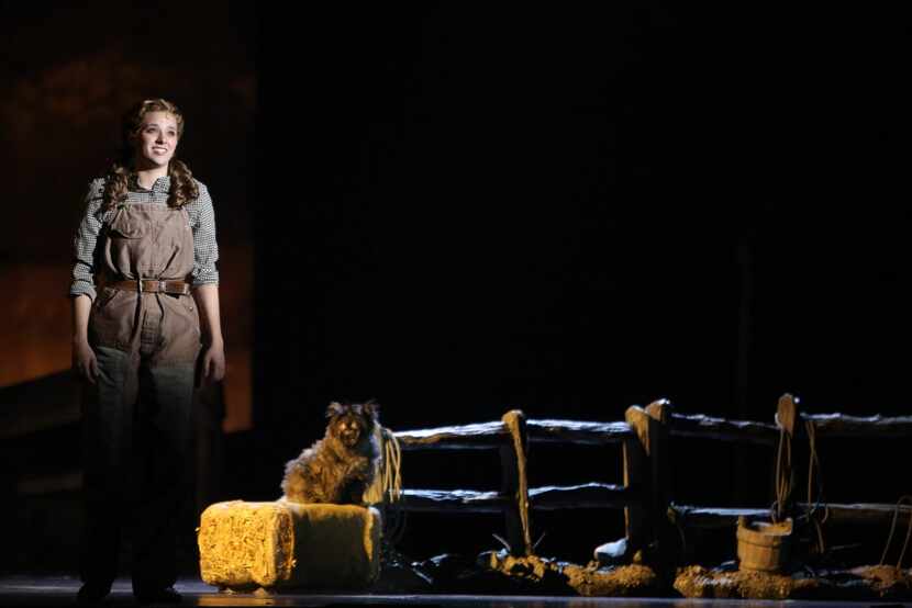 Dorothy (Danielle Wade) performs in opening night of Dallas Summer Musicals The Wizard of Oz...