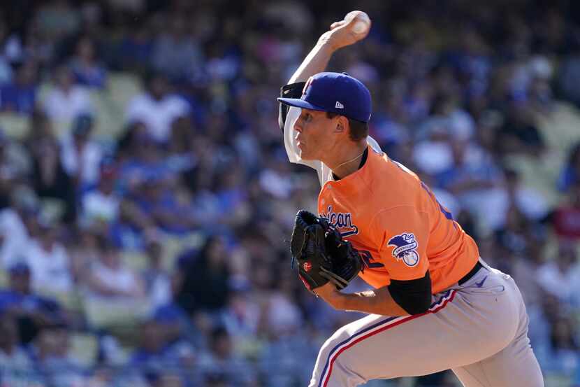 American League relief pitcher Jack Leiter throws during the the MLB All-Star Futures...