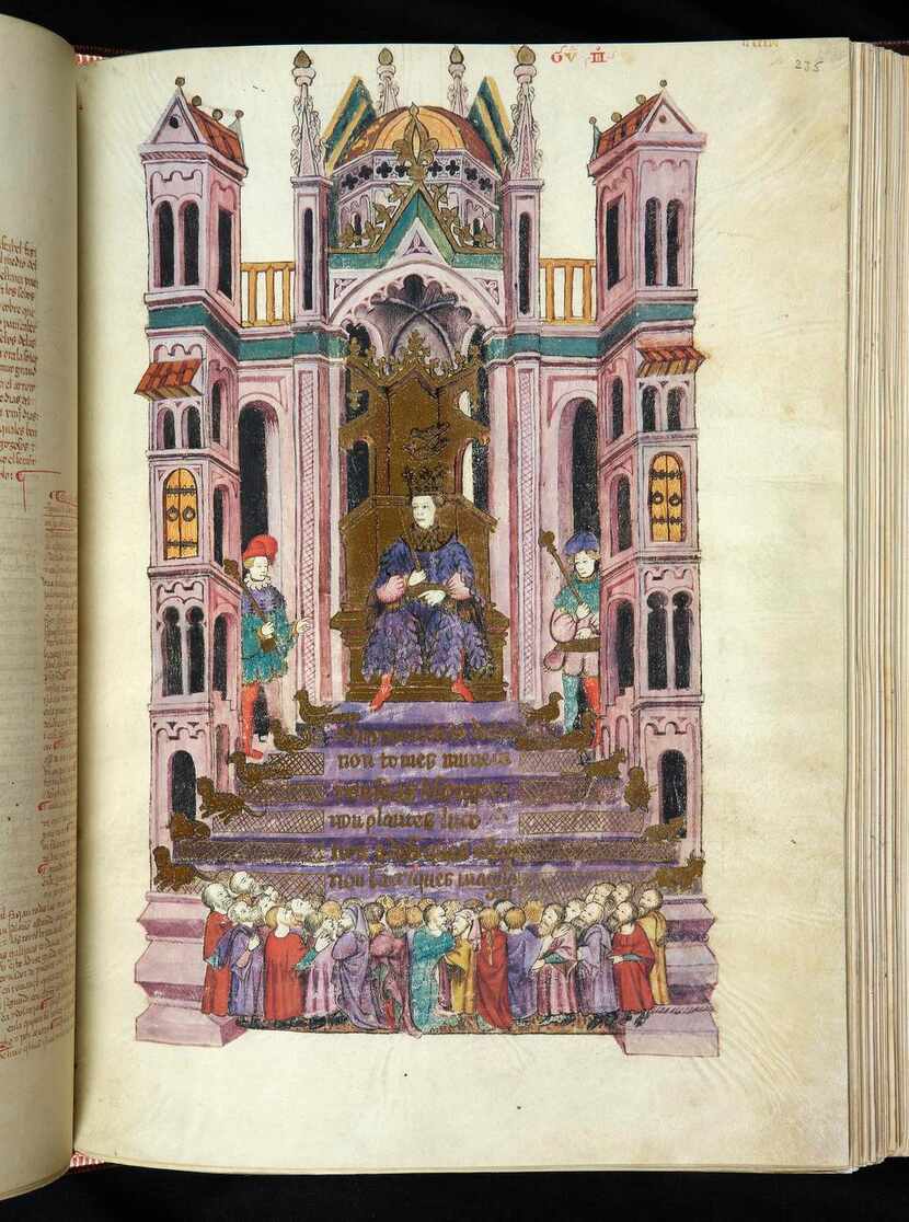 
Rabbi Mos Arrajel (d. 1493) and School of Toledo, Alba Family Bible, finished in 1430....