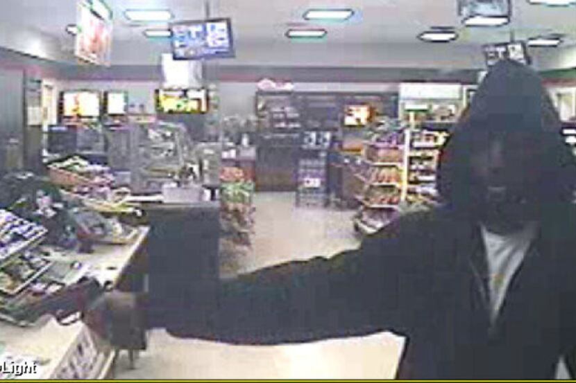 Video shows the robbery of a  Lancaster 7-Eleven.
