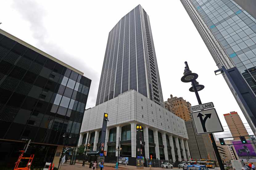 The 52-story former First National Bank tower is being redeveloped into  mixed-use project...