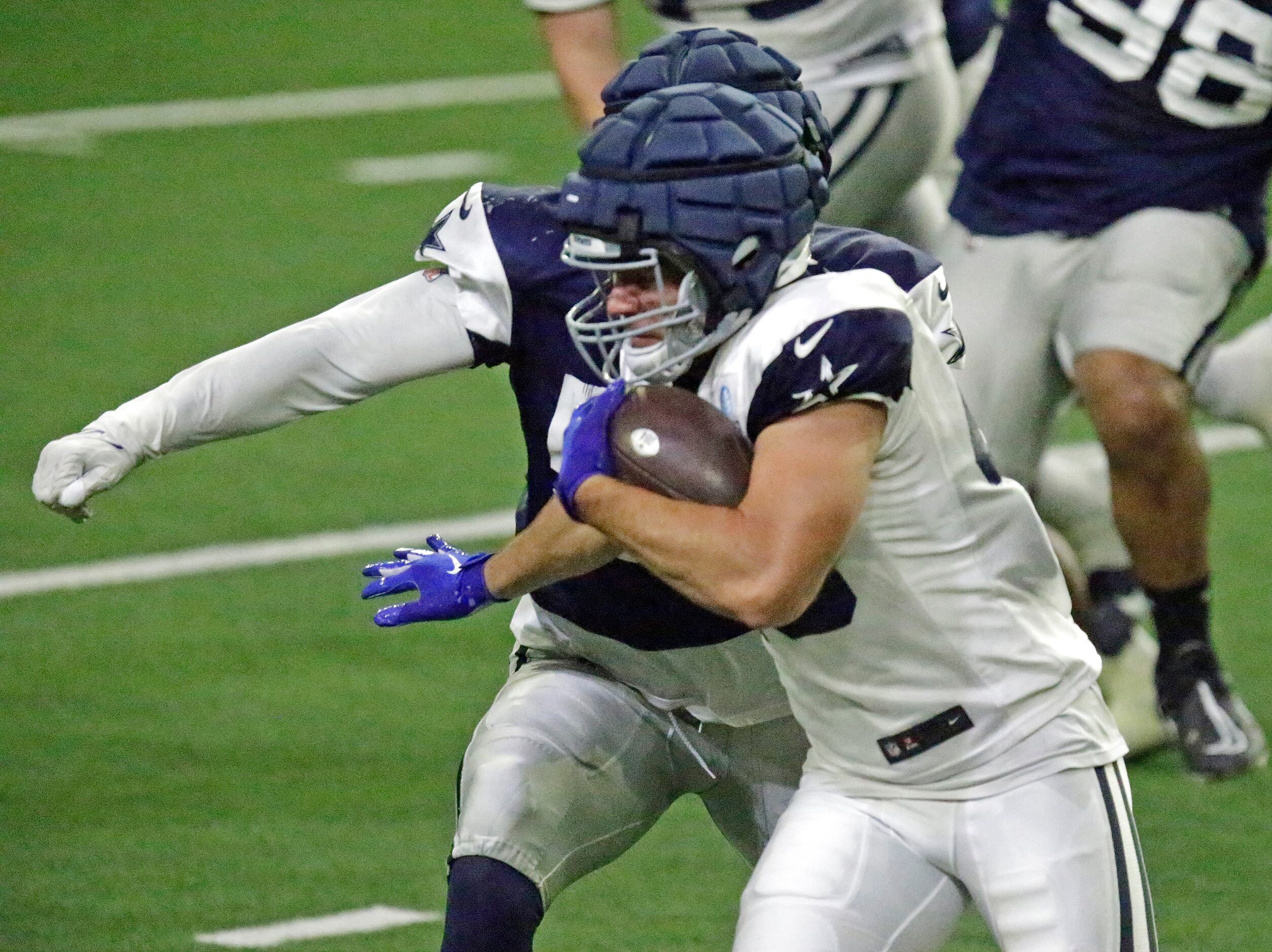 Dallas Cowboys running back Hunter Luepke (43) is seen during the