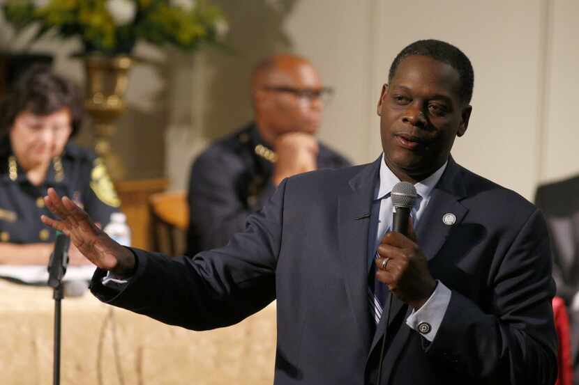 The Dallas County District Attorney, Craig Watkins held a town hall to address the concerns...