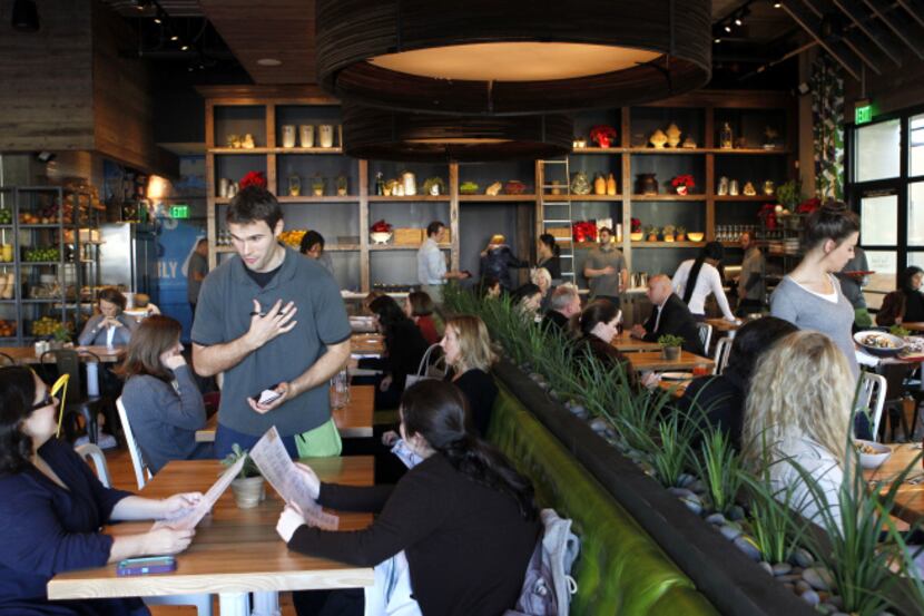 Interior at True Food Kitchen in Dallas on Tuesday, December 10, 2013.