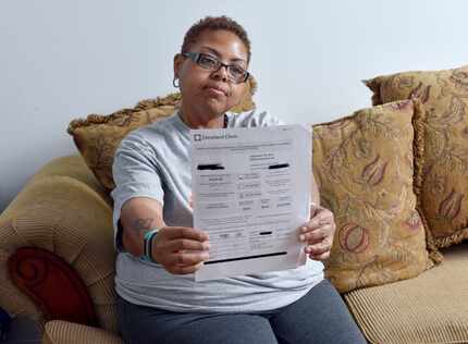 Hickson got a bill for about $3,620, the balance calculated as her share by the hospital...
