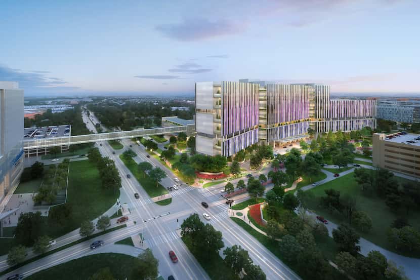 A conceptual rendering of the new Children's Medical Center Dallas. The major project will...