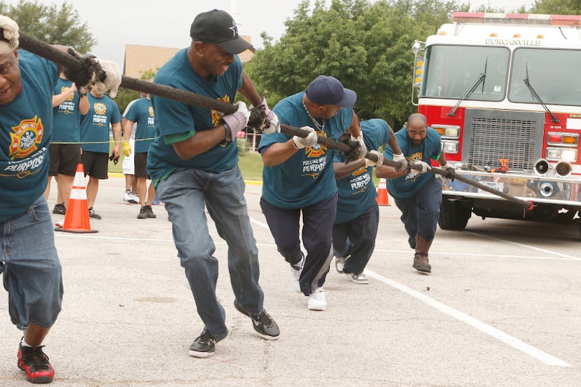 Twenty teams entered the 8th Annual Fire Truck Pull benefiting Special Olympics at Armstrong...