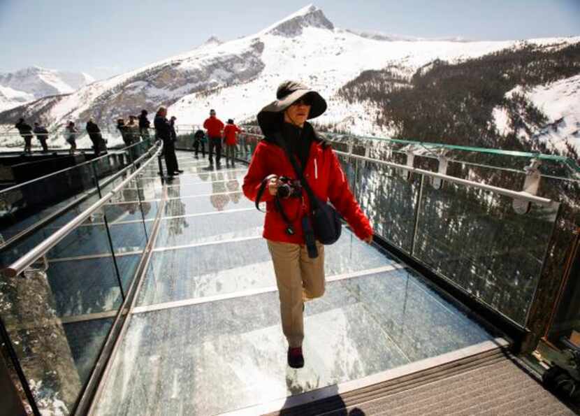 
The skywalk juts from bedrock in the Rockies. It has garnered environmental and design...