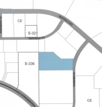  The datacenter will be on Pinecrest Drive south of Tennyson. (City of Plano)