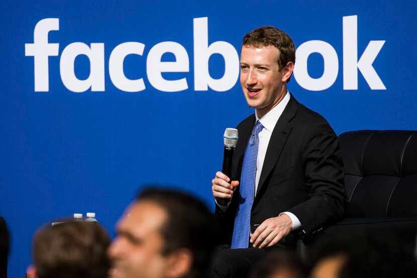 
Facebook chief executive Mark Zuckerberg 
