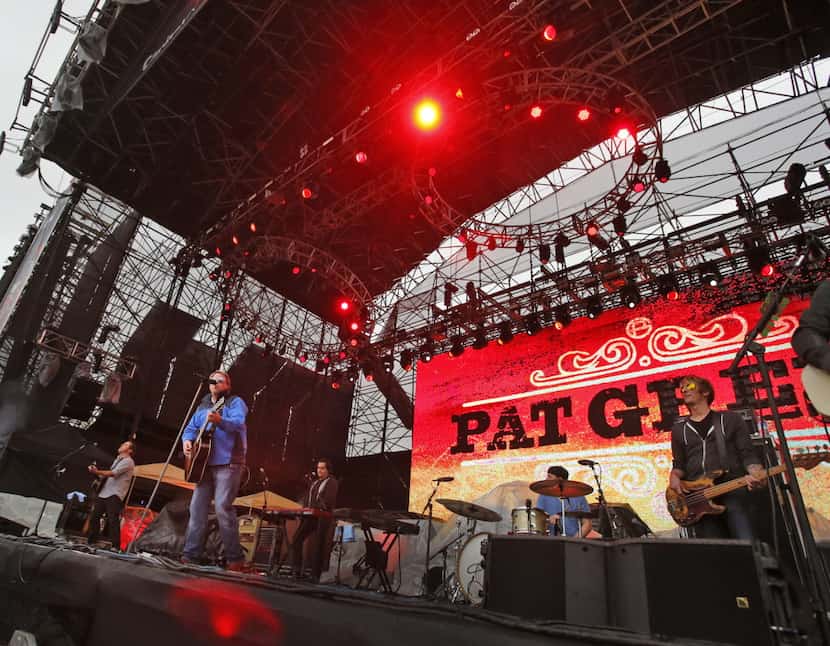 Pat Green performs during the March Madness Music Festival in Dallas on Sunday, April 6,...