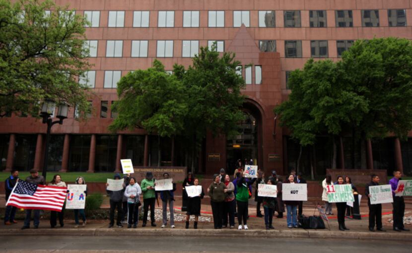 The Dallas City Plan Commission and concerned residents examined a proposed drilling site...