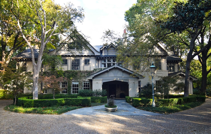 The Trammell Crow home at 4500 Preston in Highland Park. 