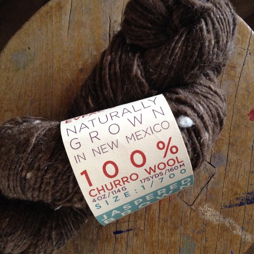 New Mexico's churro wool is typically thick and chunky, in earthy colors like browns and...