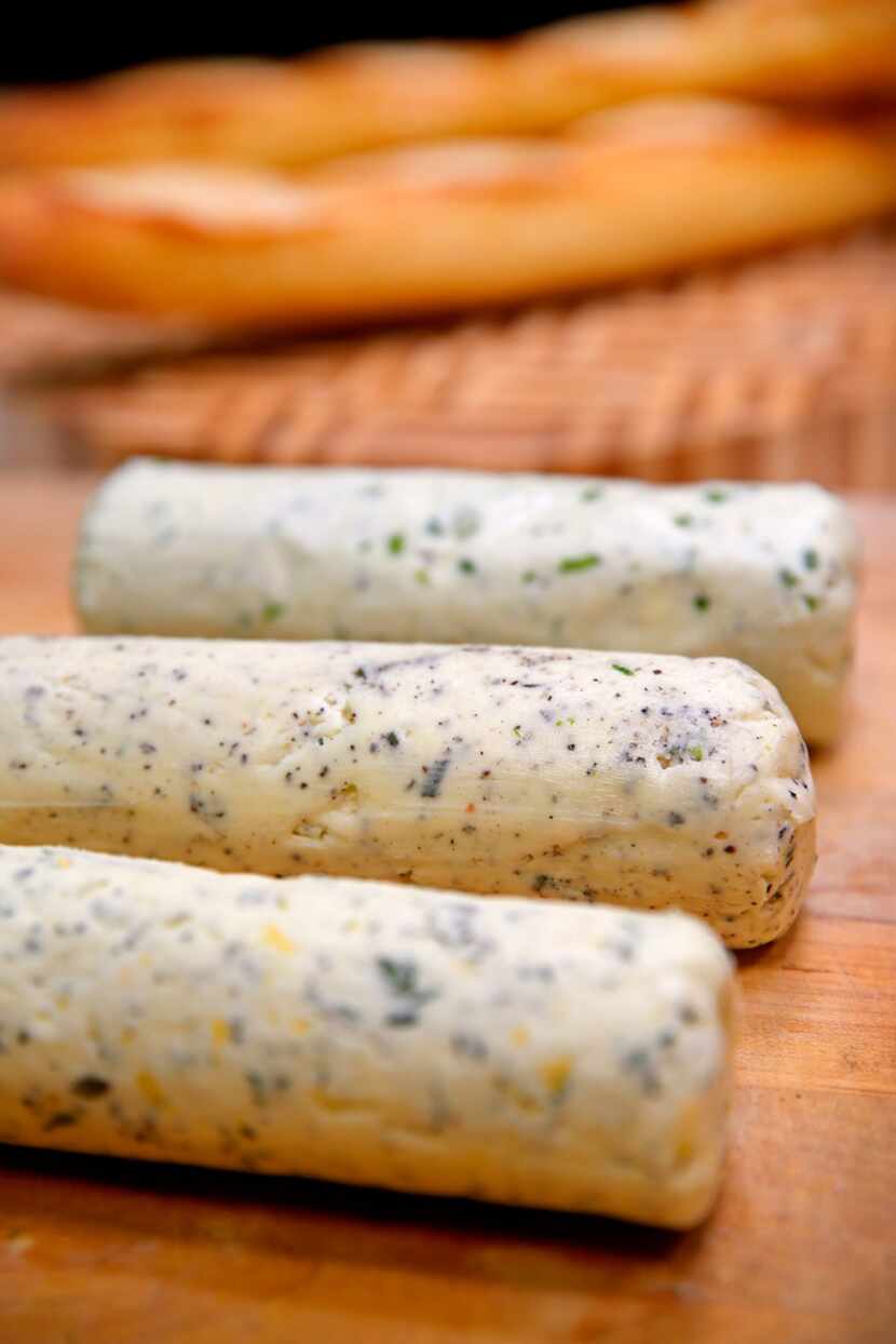 Compound butter is great for cooking or spreading on baguettes.
