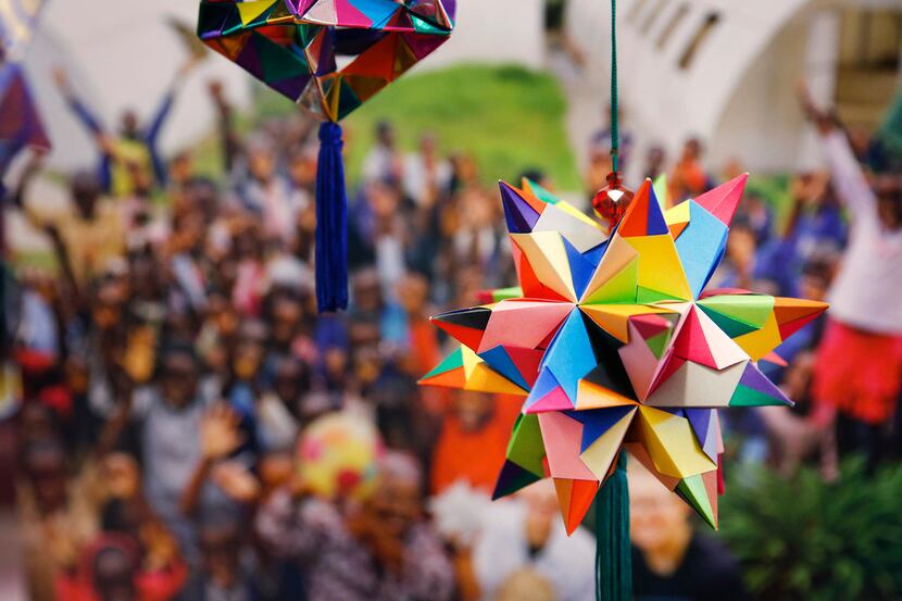Paper for Water raises funds to help the world water crisis through origami ornaments.