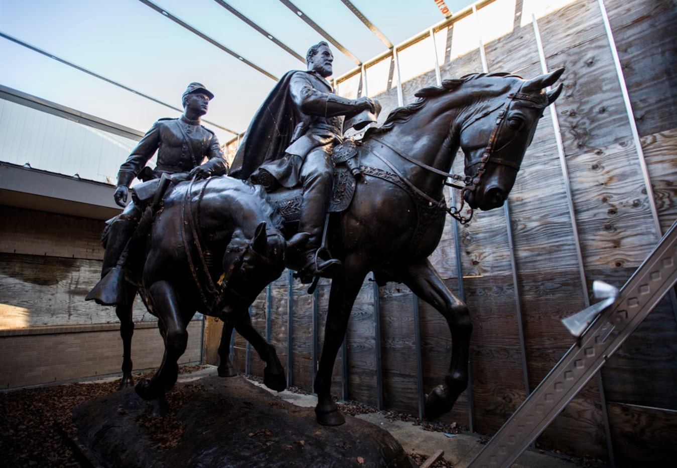 Alexander Phimister Proctor's statue of Robert E. Lee and a young soldier is being kept at...