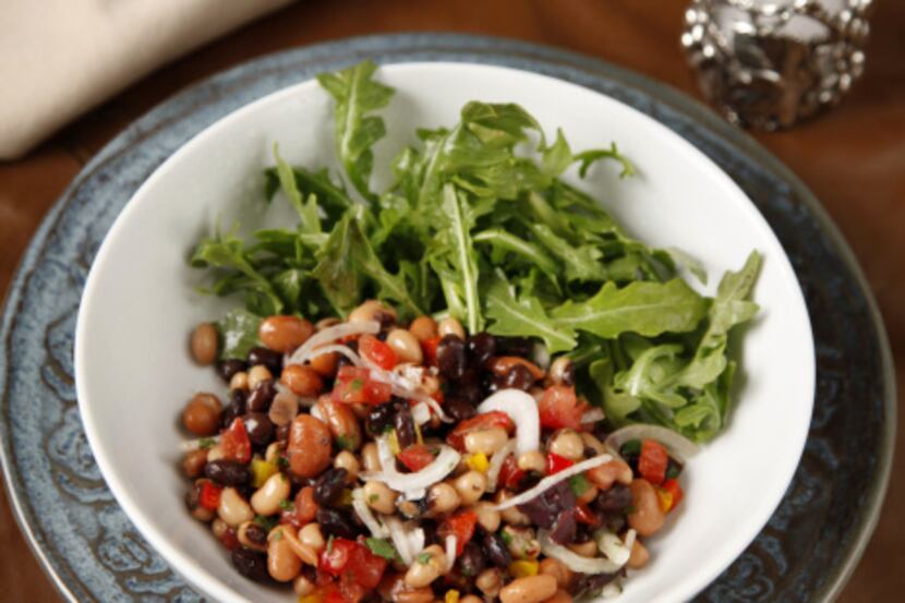 Three Bean Ranch Salad, adapted from a Stampede 66 recipe, goes great with grilled meats or...
