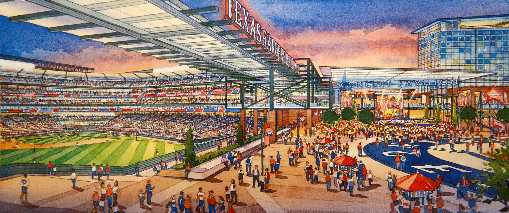 Globe Life Park Conversion Plans Unveiled