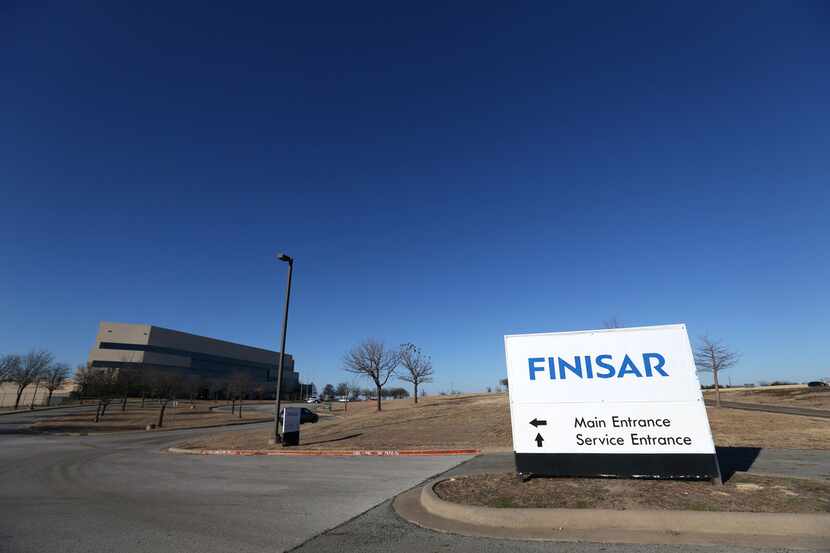 Exterior of the future site of Finisar in Sherman, Texas on Tuesday, Jan. 16, 2018. The...