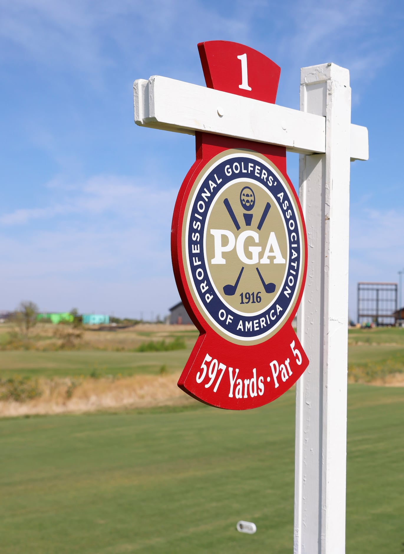 The first hole at PGA Frisco golf course in Frisco on Tuesday, Aug. 16, 2022. 